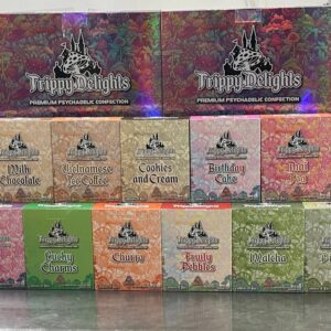 Trippy Delights Box of Ten Chocolate Bar’s Mixed Flavors